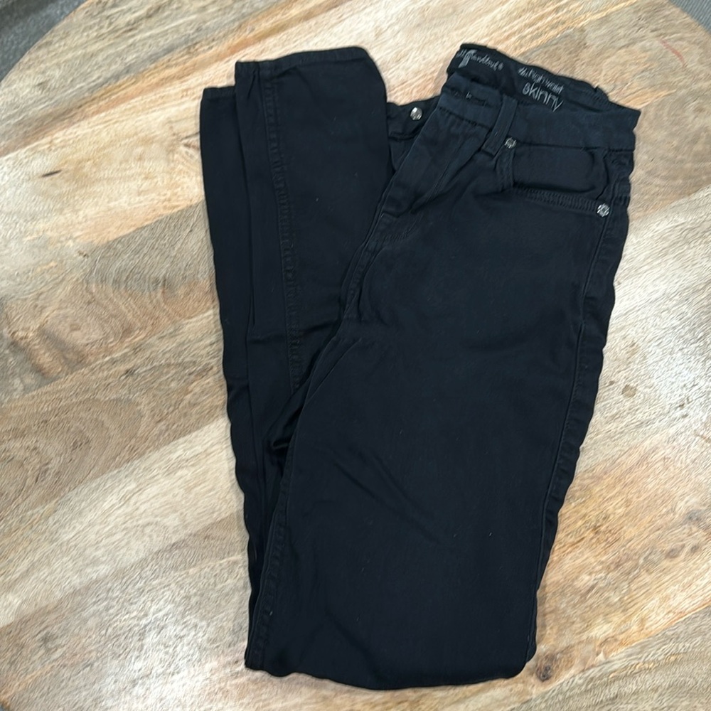 7 for all mankind high waist skinny jeans size 26